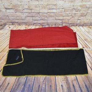 lot of 2 scarves fleece very soft